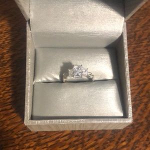 Sterling Silver Engagement Style Ring